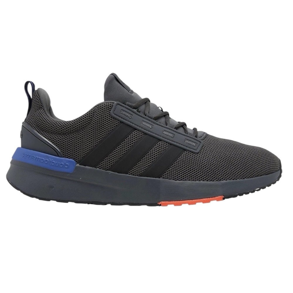 Adidas Racer TR21 Mens Size 12 Carbon Grey Black Running Shoes GZ8183 Primegreen